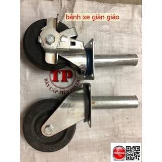 Bánh xe đẩy giàn giáo đường kính 130mm ,bánh xe giàn giáo chịu lực, bánh xe giàn giáo
