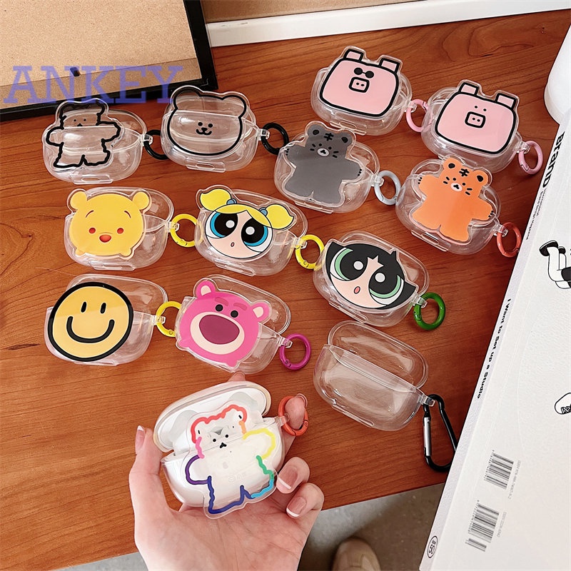 Beats Studio Buds Case Transparent Rainbow Figure Wireless Bluetooth Headset Protective Soft Shell