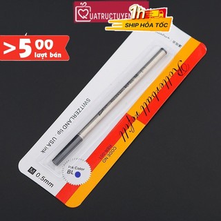 Ruột bút ký dạ bi Picasso chính hãng ngòi 0.5mm (Mực xanh/đen)