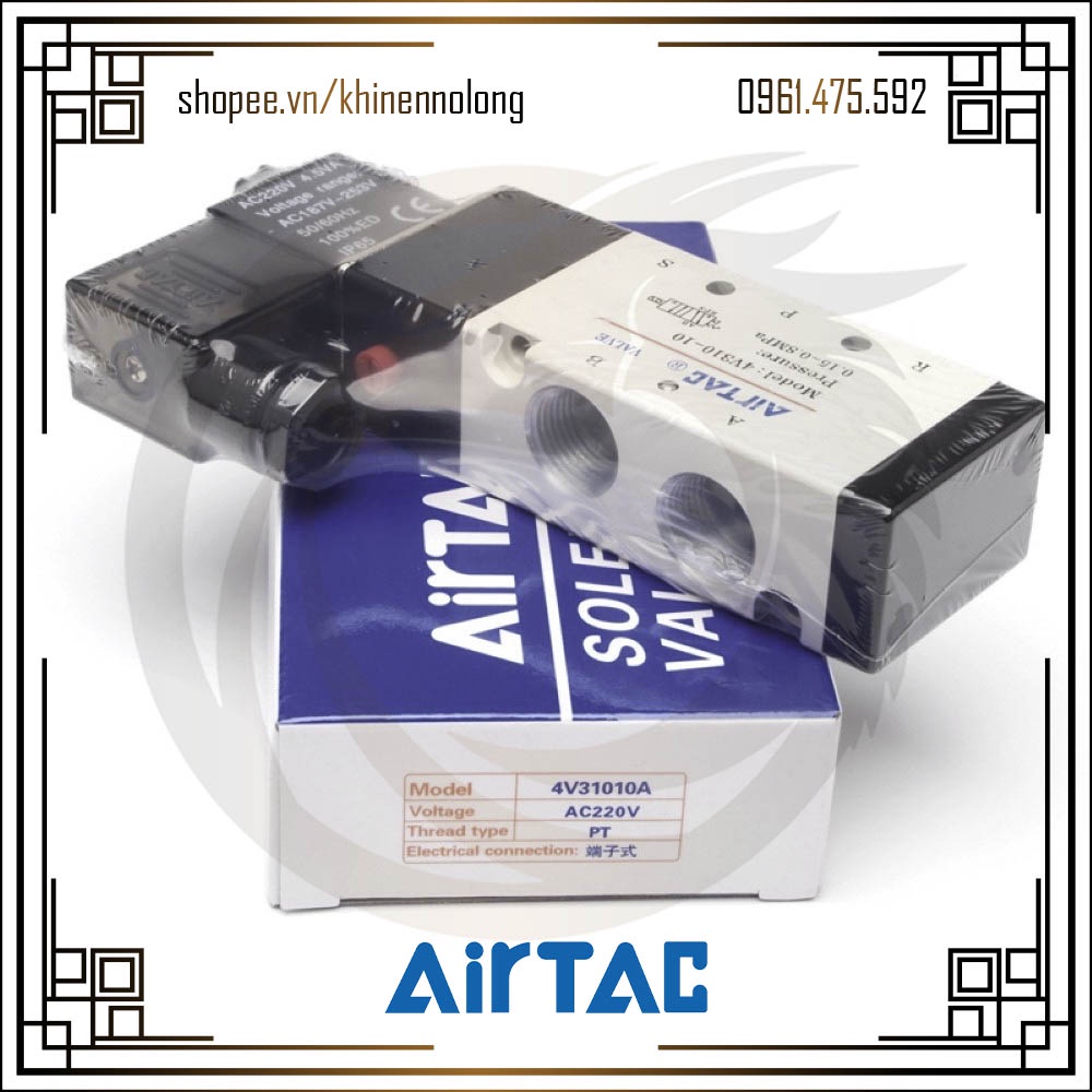 Van Điện Từ Khí Nén Airtac 4V310-10 - Khí Nén Nộ Long