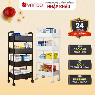 Giá Kệ Để Đồ Nhà Bếp, Kệ SPA, Kệ Hoa quả ĐA NĂNG VANDO Dễ Dàng Di Chuyển
