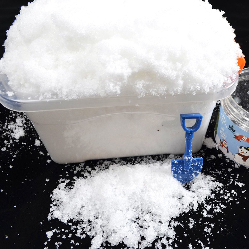 Tuyết nhân tạo 1kg làm tuyết giả trang trí giáng sinh,ông già noel, nguyên liệu chính làm Slime MÂY