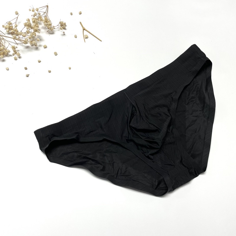 Quần lót nam tam giác bikini vải lụa size L