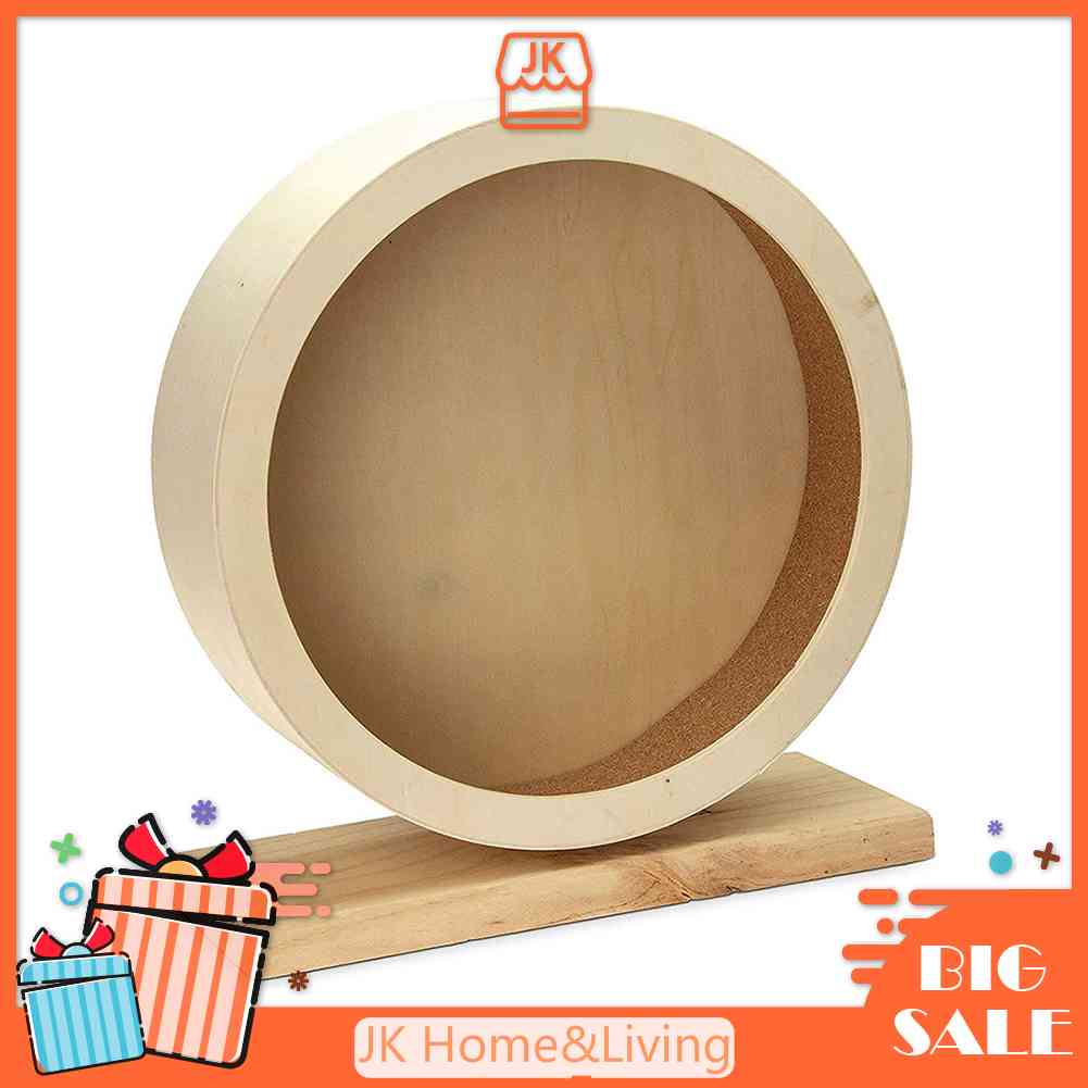 Đồ Chơi Bánh Xe Lăn Bằng Gỗ Cho Chuột Hamster
