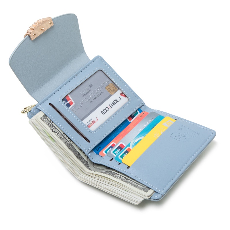 Ví Ngắn Đựng Thẻ Cỡ Nhỏ Thiết Kế Dễ Thương Cho Nữ