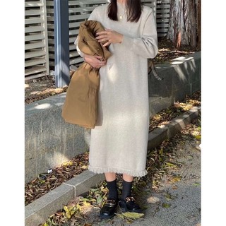 Váy len oversize gấu tua dua 23105 CHERRY COCO