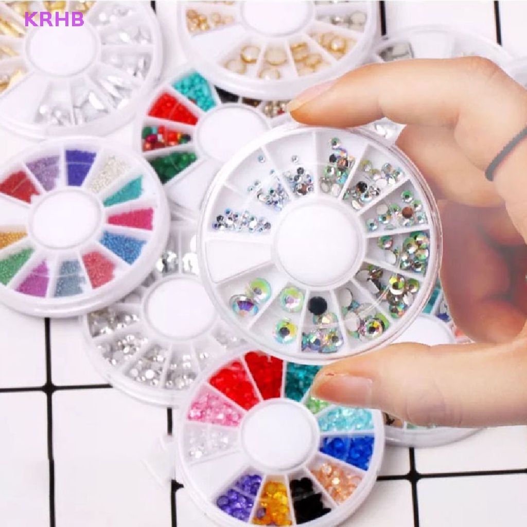 Hạt Pha Lê 3D Lấp Lánh Trang Trí Móng Tay Nghệ Thuật Mới