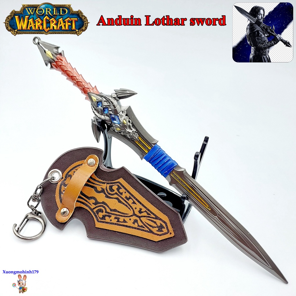 Mô hình Warcraft - Kiếm sư tử và kiếm rồng của King Anduin Llane Wrynn