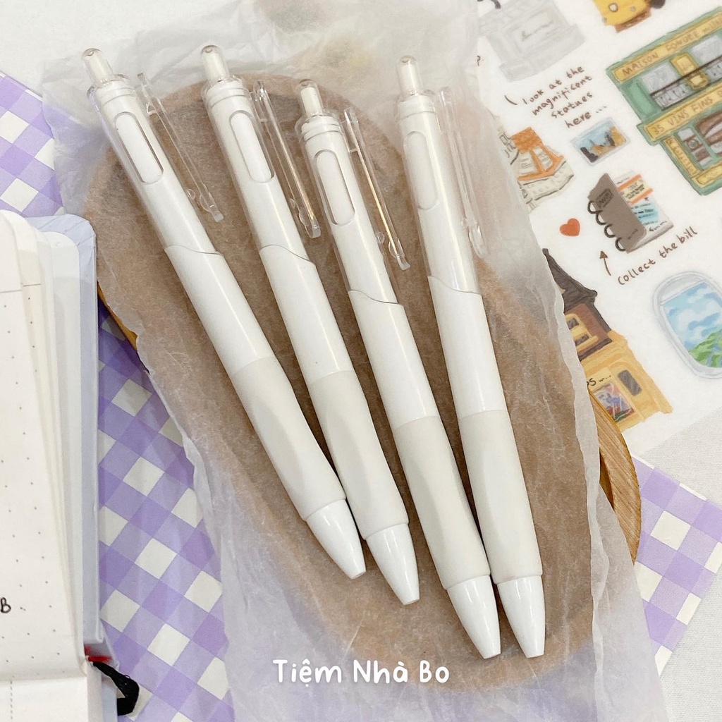 Bút bi mực đen ngòi 0.5mm phong cách Hàn Quốc
