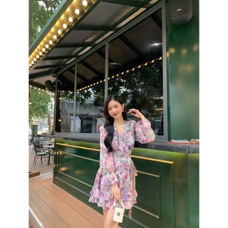 Váy hoa thiết kế MM tiểu thư nhẹ nhàng