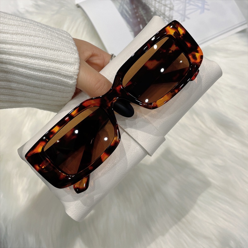 Kính Râm Gọng Vuông Nhỏ Che Nắng Thời Trang Mùa Hè Cho Nữ