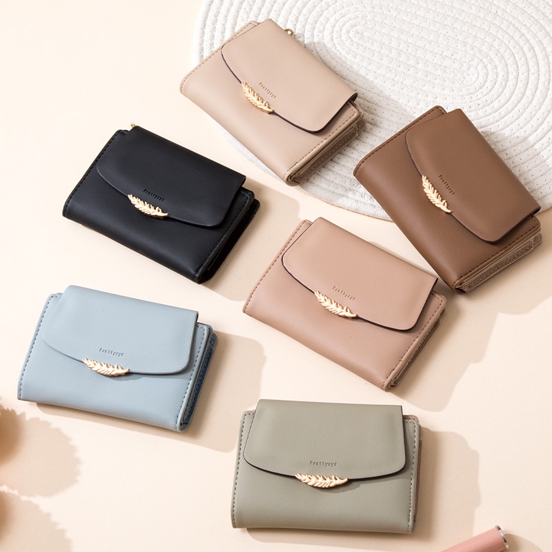 Ví Nữ Cầm Tay Có Khóa Kéo Thời Trang Giá Đỡ