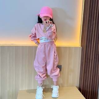 [SALE] Bộ quần áo dành cho bé gái, bộ Croptop chất liệu nỉ dày dặn đáng yêu