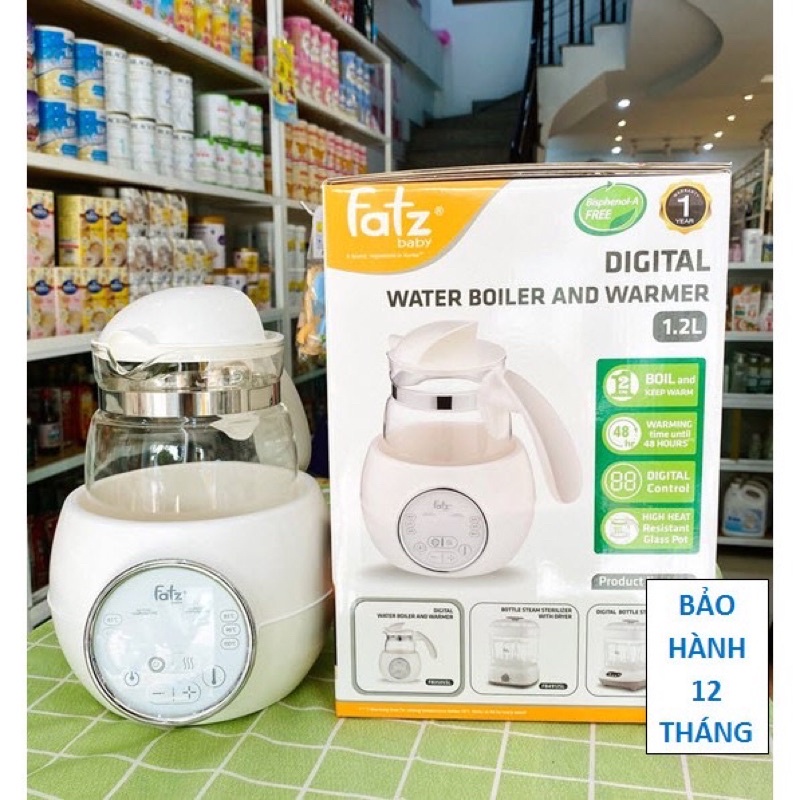 Máy đun và hâm nước pha sữa điện tử Quick 1 FB3505SL FatzBaby
