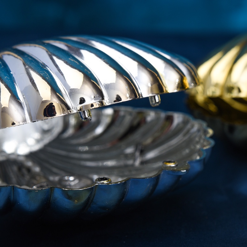 Hộp Đựng Trang Sức Hình Vỏ Sò Bằng Nhựa Phong Cách Hàn Quốc