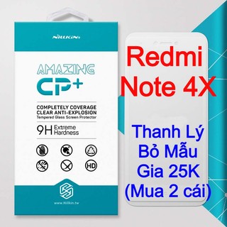 Kính cường lực Xiaomi Redmi Note 4X hiệu Nillkin.tw và Hoco.tw Full keo Full MH