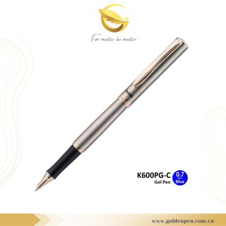 Bút Ký Cao Cấp Pentel K600PG Mạ Vàng Nét 0.7mm Có Hộp
