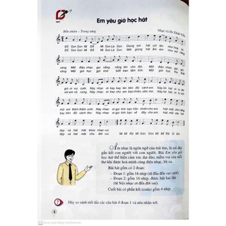 Sách Âm nhạc 6 - Cánh diều (bán kèm 1 vỉ 4 tẩy thỏ kem cute)