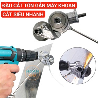 Đầu cắt tôn gắn máy khoan, dụng cụ cắt tôn gắn máy khoan, máy vặn vít