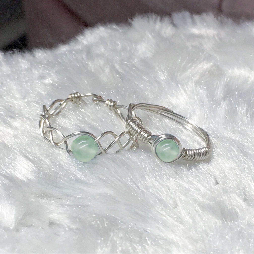 Nhẫn đá Green Aventurine