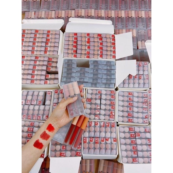 Set 3 cây son kem lì herorange nội địa siêu Hot