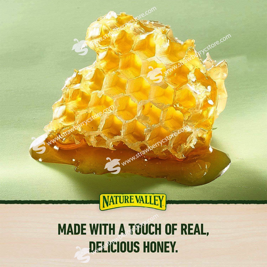Thanh Ngũ Cốc Yến Mạch, Mật Ong Nature Valley Oats 'n Honey Crunchy Granola Bars, Hộp 12 Thanh  , 253g