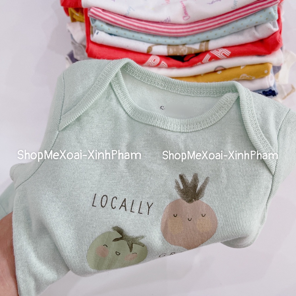 [SIZE 6-9M (7-8,5kg) LINK 3] BODYSUIT CARTER, BODYCHIP CỘC TAY MIX HÃNG CHO BÉ