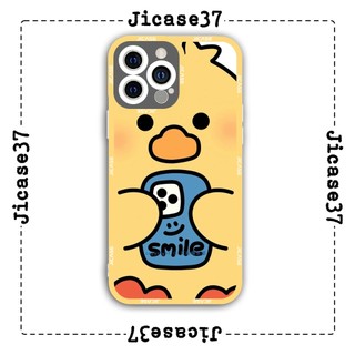 Ốp lưng iphone và samsung xiaomi oppo cạnh vuông Jicase vịt vàng chụp ảnh 