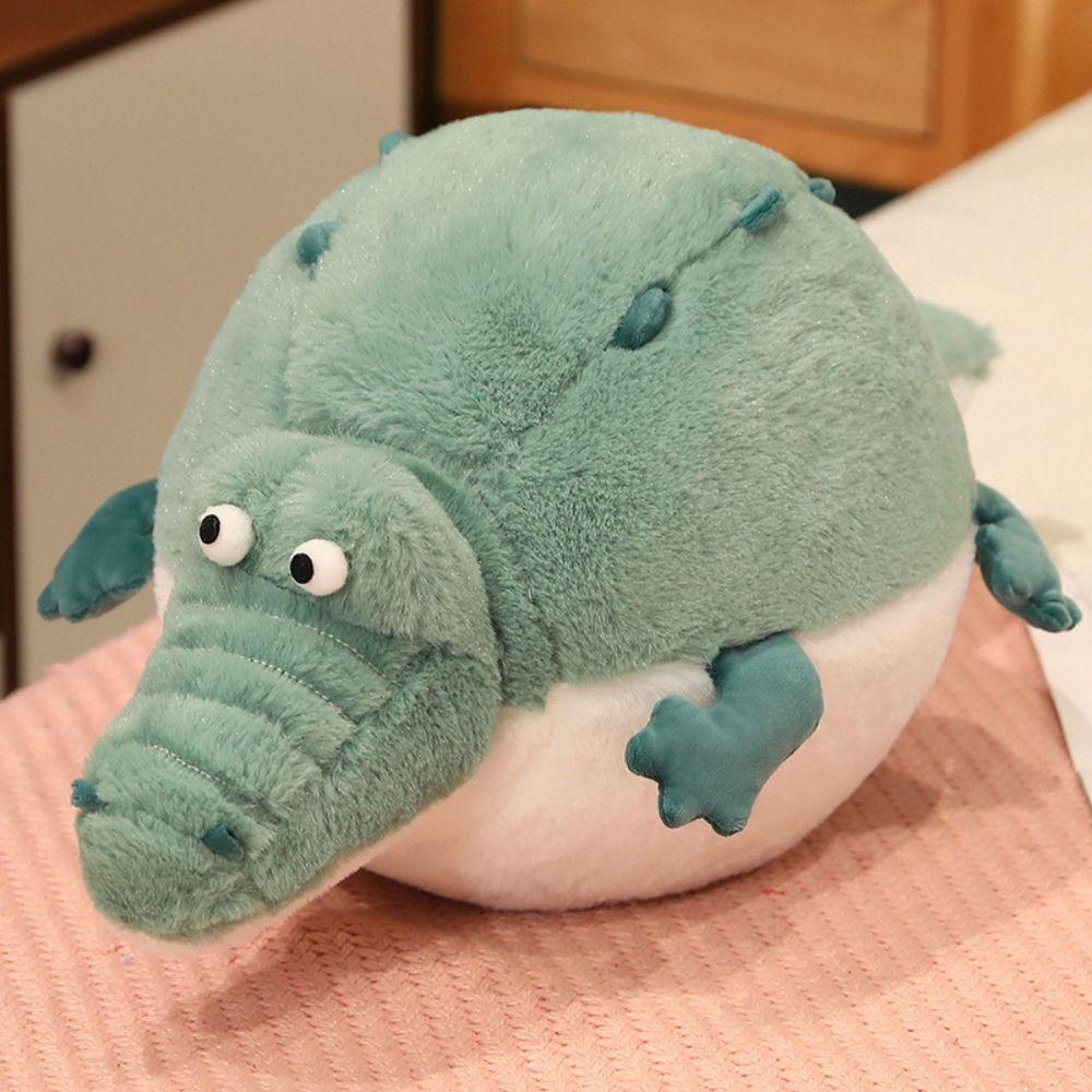 SOMEDAYZL Puffer Fish Plush Toys Doll Pillow Wedding Present Stuffed Animal Toys Birthday Gifts Wedding Party Decor Home Decoration Graduation Event Crocodile Throw Pillows