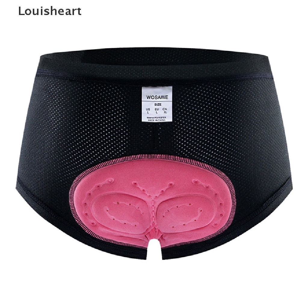 Quần Short Đi Xe Đạp Có Đệm Gel 3D Thoải Mái Dành Cho Nữ Louisheart TFG