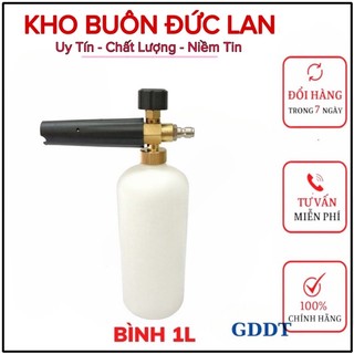 Bình phun tạo bọt tuyết + súng rửa xe áp lực ren 22mm