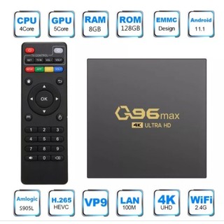 •••hcm••• android tv box q96 max 4k ultra hd cấu hình ram 8g-rom 128g