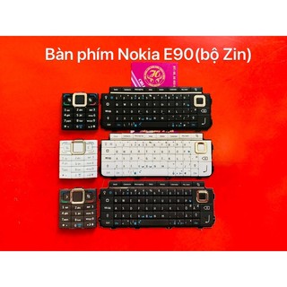 Bàn phím nokia E90 zin(bộ trên và dưới)