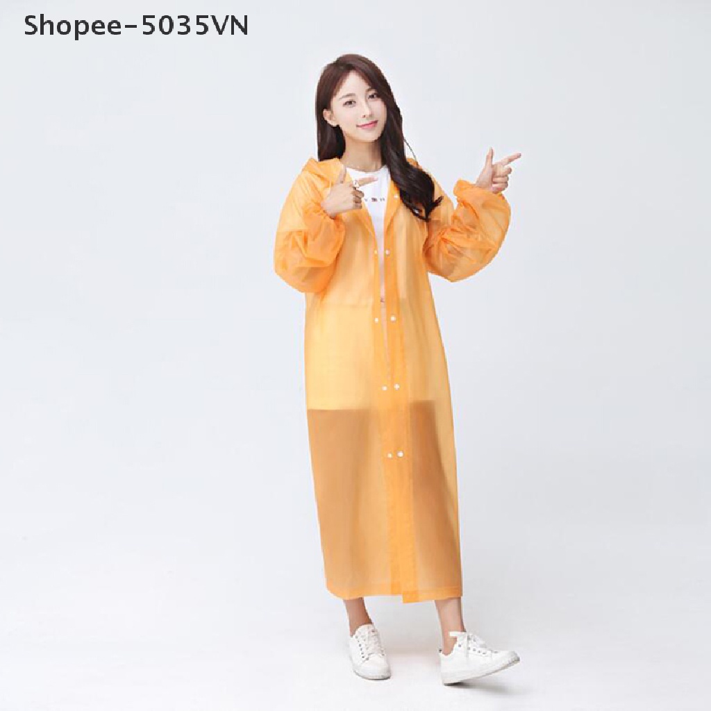 {AKIN} Áo Mưa Poncho Trong Suốt Có Nút Gài Bảo Vệ Chống Mưa {akindofstar1.vn}