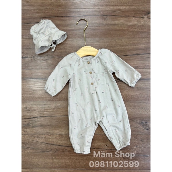 Body Zara kèm mũ bé trai bé gái