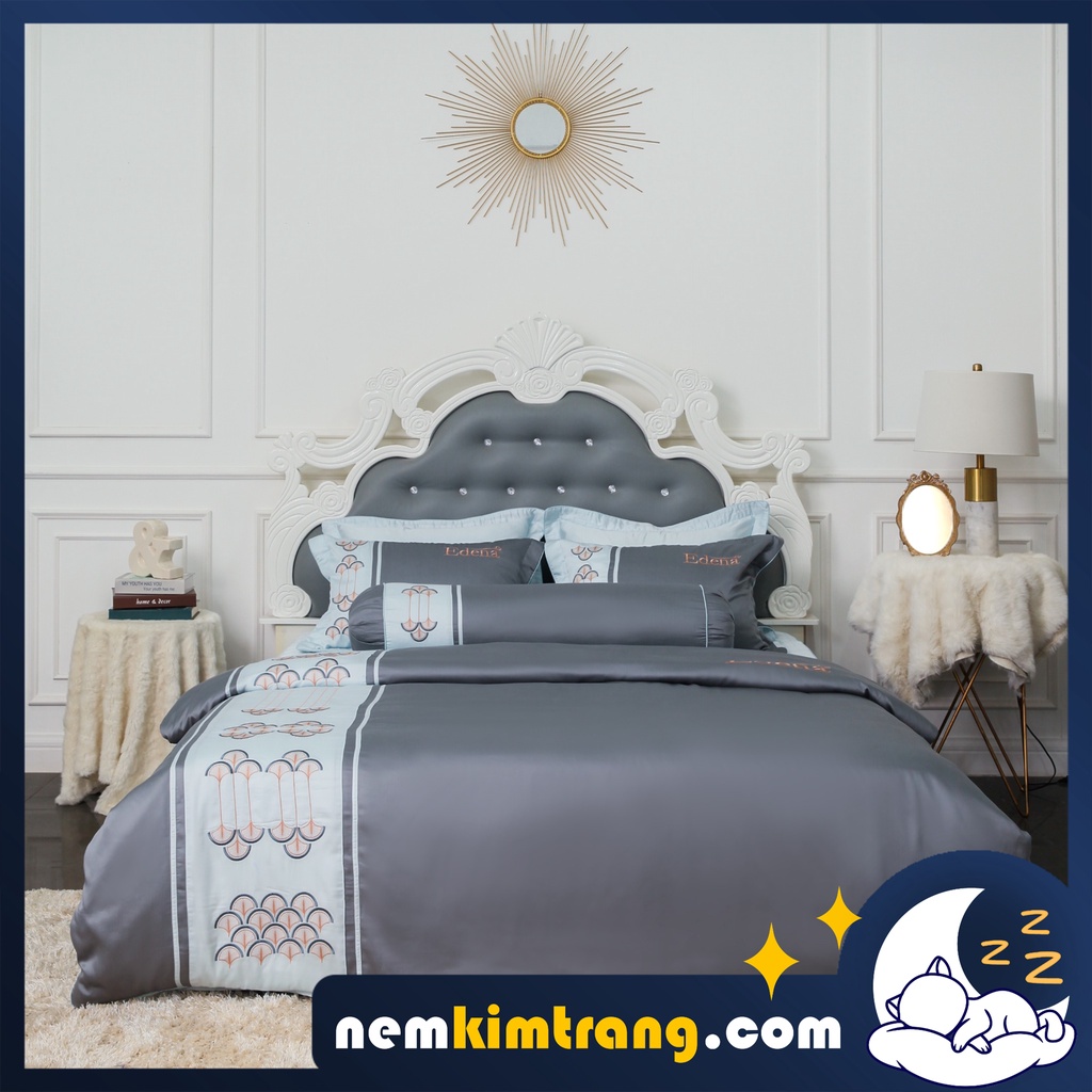 BỘ Ga (Drap) Nệm Tencel Edena Mẫu 781 - CHÍNH HÃNG, CAO CẤP