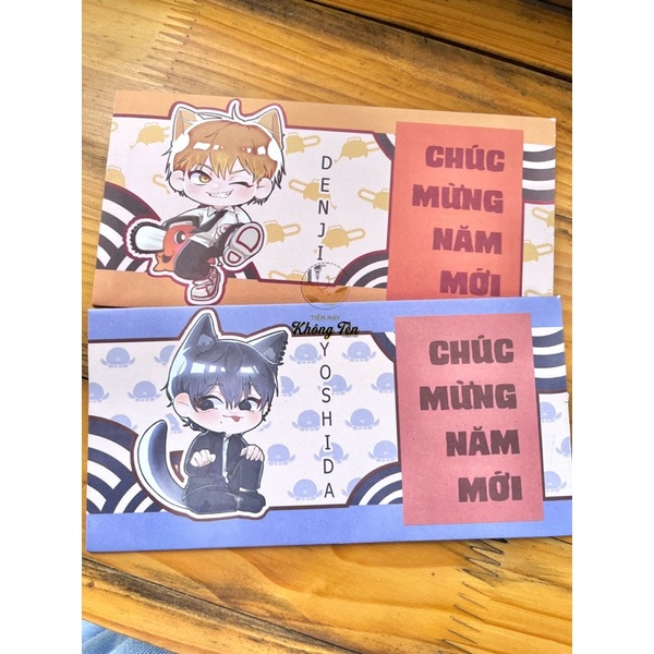 Bao lì xì anime Chainsaw Man