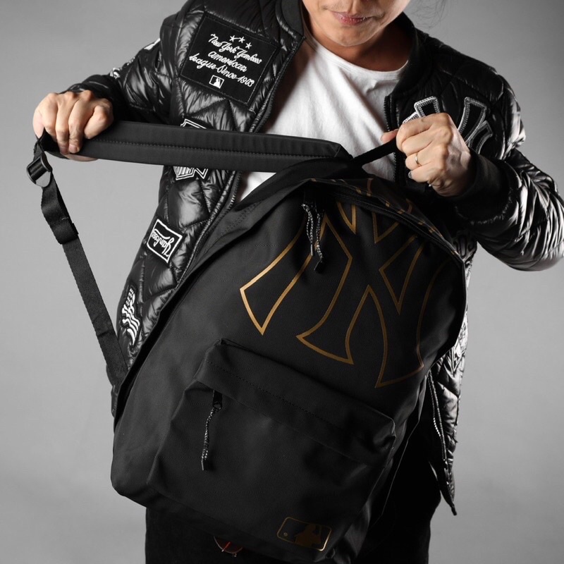 Balo MLB LOGO NY Basic Backpack - Balo Nam Nữ Thể Thao MLB Chất Liệu Vải Canvas Cao Cấp Chống Thấm - Bánh Mì Store