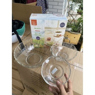 Set 3 món tô,chén thủy tinh Luminarc