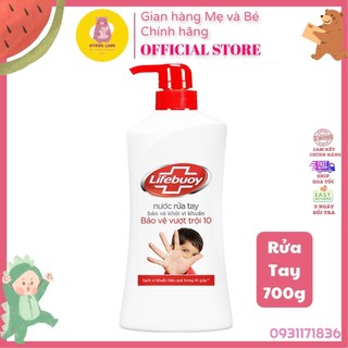 [Hoả Tốc] Nước Rửa Tay LIFEBUOY Diệt Khuẩn 99% 700 g Bảo Vệ Vượt Trội Chai lớn 700g