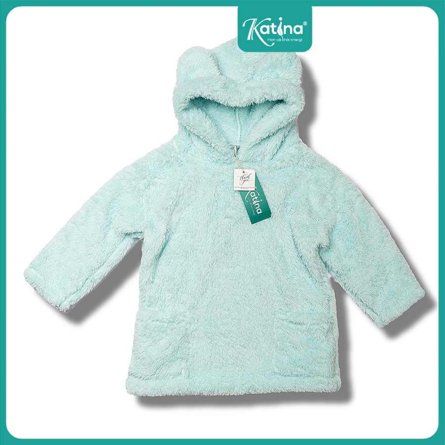 Áo lông Hoodie hàng loại 1, có mũ tai gấu cực xinh cho bé  - Siêu nhẹ mà lại cực ấm, cực thoải mái cho bé!