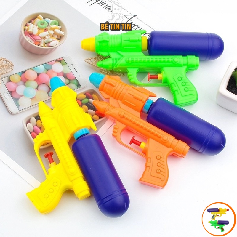 Combo Đồ Chơi Ô Tô Biến Hình Thành Robot và Đồ chơi súng nước mini phù hợp cho bé từ 2 tuổi trở lên