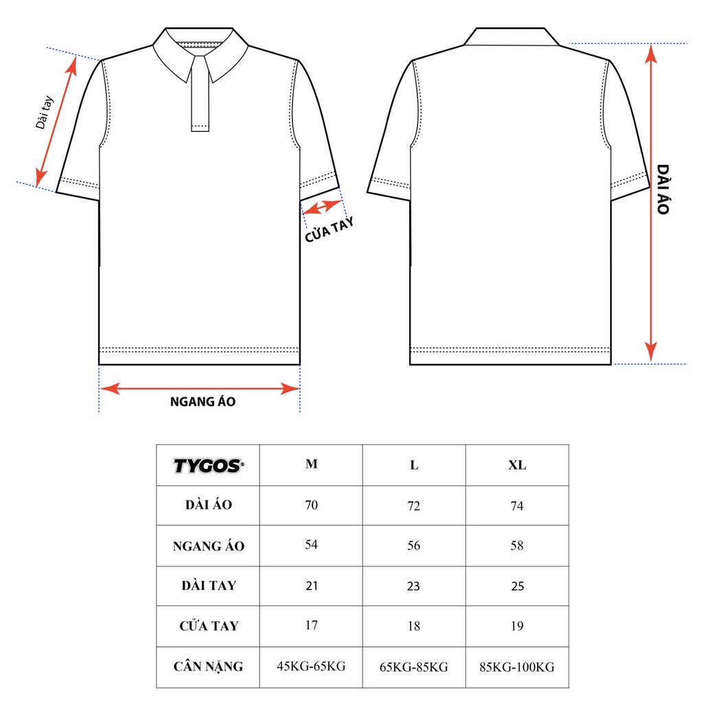 ÁO POLO TYGOS PCN 053