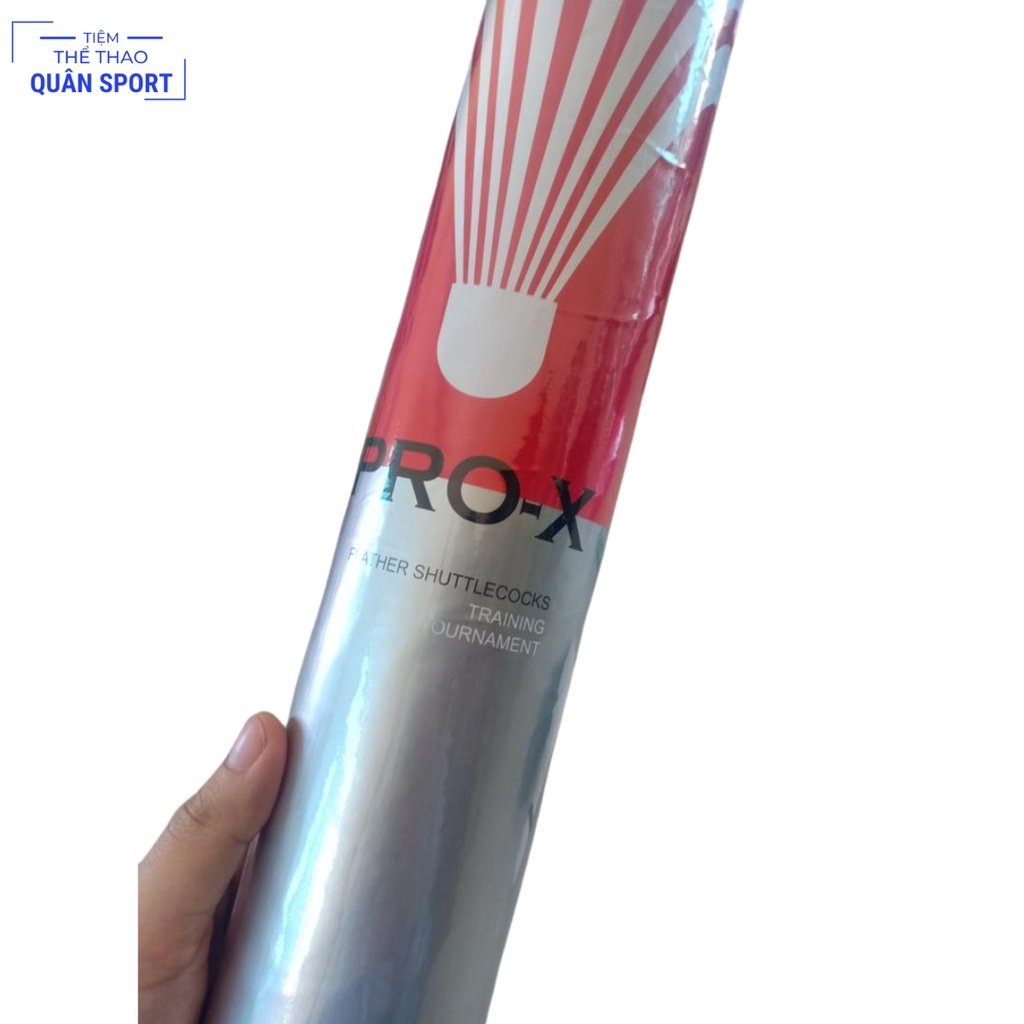 Ống 12 quả cầu lông ba sao Pro X cầu lông đánh trong nhà
