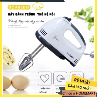 Máy đánh trứng scalett cầm tay 7 tốc độ - homemart