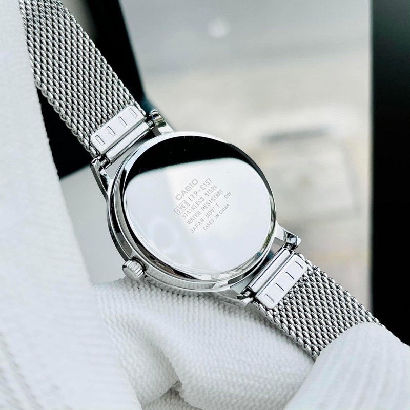 Đồng hồ nữ dây thép Casio LTP-E157M-7A