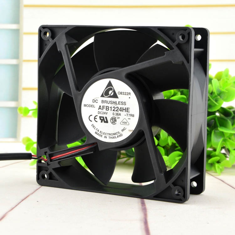 DELTA DELTA 12cm 24V 0,36A Đôi Bóng Biến Tần Máy Hàn Điện Quạt AFB1224HE