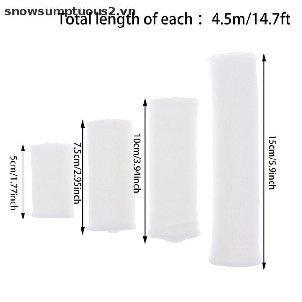 Cuộn Băng Gạc Co Giãn Dài 4.5m Chăm Sóc Vết Thương Chăm Sóc Vết Thương