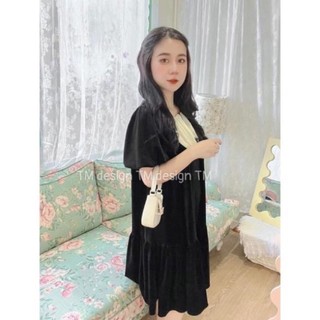 váy nhung hàng hãng