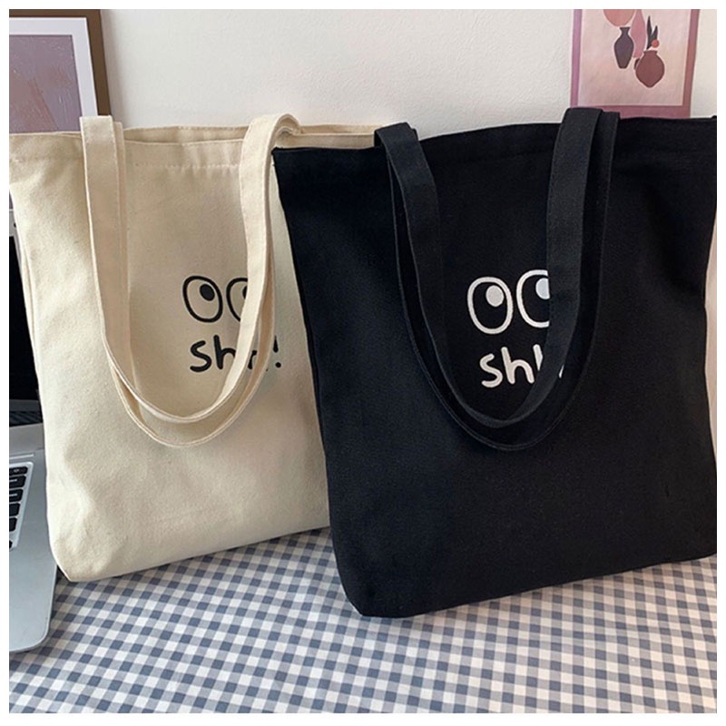 Túi Xách canvas Đeo Vai Phong Cách Mới Cho Nữ Sinh